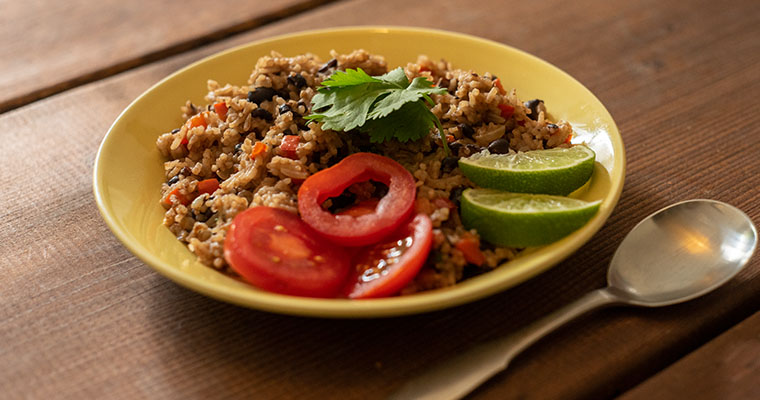 Maträtt Galla Pinto.