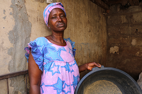 En mamma från Senegal.