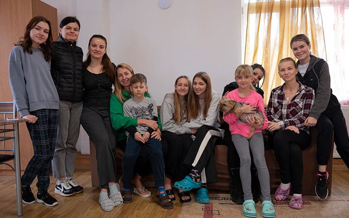 Fosterfamilj från Ukraina.