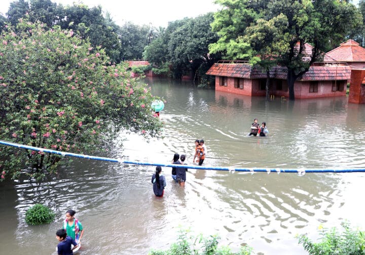 Översvämning i Bangladesh.
