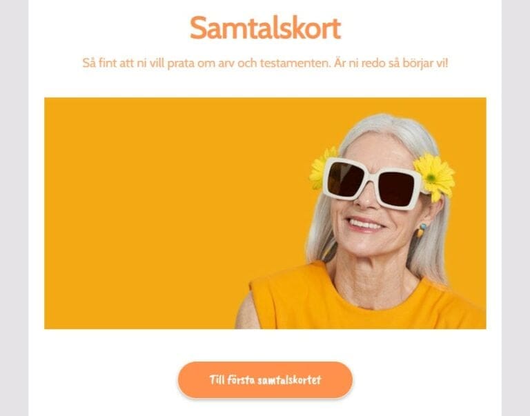 Samtalskort Testamentesveckan.